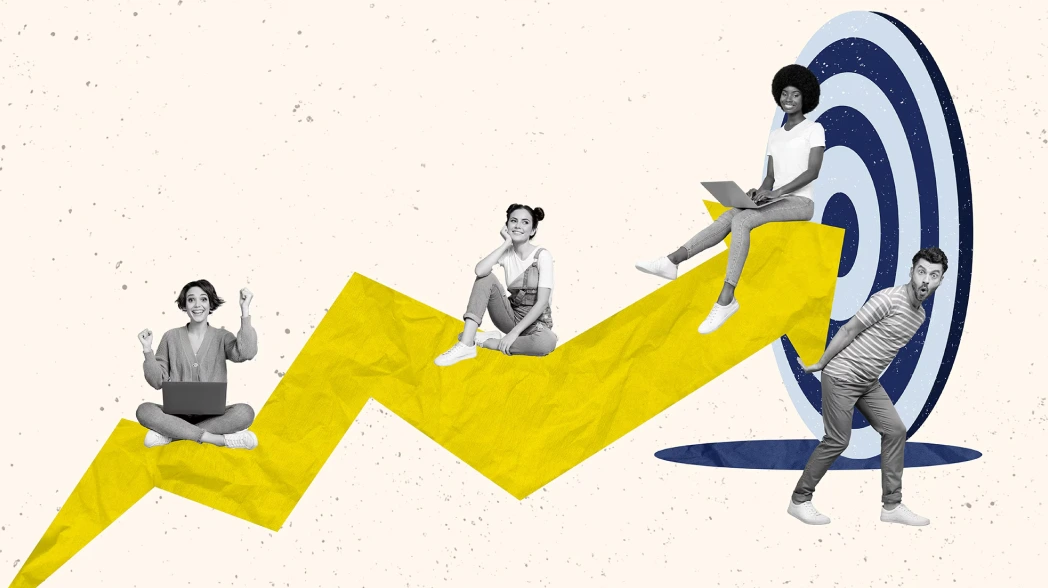 Team dat samenwerkt tijdens een sessie