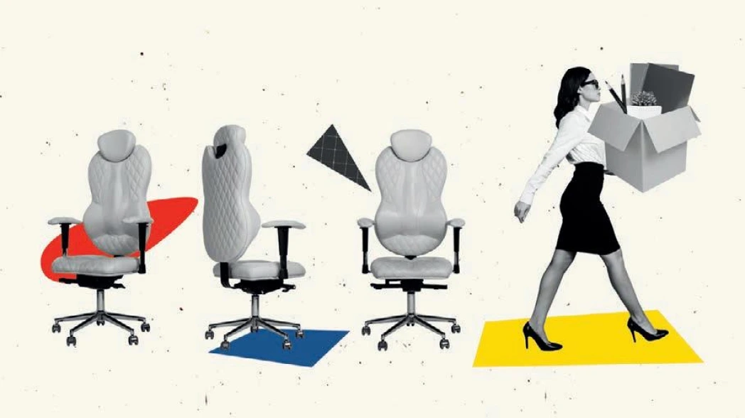 Sollicitatiegesprek in een modern kantoor